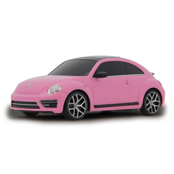 JAMARA Coche teledirigido VW Beetle rosa 1:24