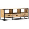 vidaXL Mueble de TV de madera maciza de mango 120x30x45 cm