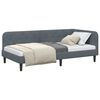 vidaXL Estructura de cama en esquina Gris oscuro 100 x 200 cm