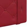 vidaXL Cabecera Colgante Rojo vino 170 x 55 x 5 cm Cuero sint&eacute;tico