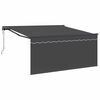 vidaXL Toldo retr&aacute;ctil Antracita 350 x 250 cm Poli&eacute;ster y Aluminio