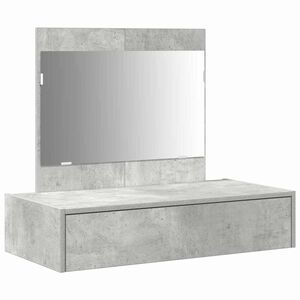 vidaXL Mesa Tocador Gris 83 x 40 x 70 cm Madera de ingenier&iacute;a