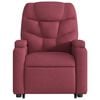 vidaXL Sill&oacute;n de masaje elevable el&eacute;ctrico tela rojo tinto