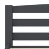 vidaXL Estructura cama sin colchón madera pino gris oscuro 100x200 cm
