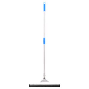 vidaXL Escobilla de suelo acero y goma 45x122,5 cm