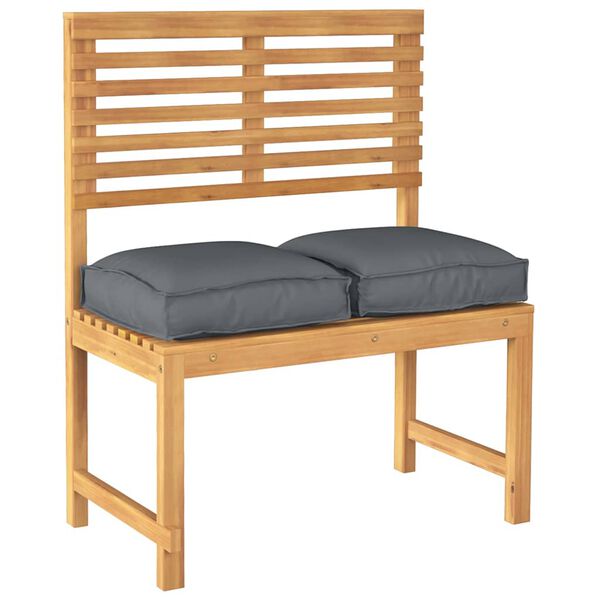 vidaXL Coj&iacute;n 2 pcs Antracita 40 x 40 x 8 cm Tela Oxford