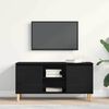 vidaXL Gabinete de TV Roble Negro 102 x 35 x 50 cm