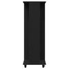 vidaXL Armario Roble negro 102 x 38 x 110 cm Madera contrachapada