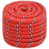vidaXL Cuerda multiusos 20 mm 50 m Rojo PP 2400 kg Carga m&aacute;x.