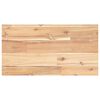 vidaXL Estantes flotantes 2 uds madera acacia sin tratar 60x20x2 cm