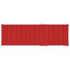 vidaXL Tumbona doble y cojines madera pino impregnada rojo tinto