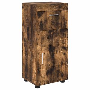 vidaXL Juego de Muebles de Ba&ntilde;o TULUM Roble ahumado 37 x 31,5 x 82 cm