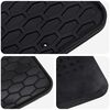 vidaXL Alfombrilla de Coche 4 pcs Negro Goma