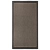 vidaXL Alfombra de exterior de tejido plano marr&oacute;n oscuro 80x150 cm