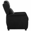 vidaXL Sill&oacute;n reclinable Negro 66.5 x 94 x 101.5 cm Poli&eacute;ster