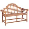 vidaXL Banco de jard&iacute;n madera maciza de teca 127x58,5x92,5 cm