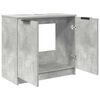 vidaXL Gabinete de Ba&ntilde;o con puerta Gris Concreto 64,5 x 33,5 x 59 cm