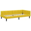 vidaXL Estructura de Cama Esquina con Colch&oacute;n Otro 2 pcs Amarillo