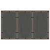 vidaXL Conjunto de Comedor de Jard&iacute;n 5 pcs Marr&oacute;n rat&aacute;n sint&eacute;tico