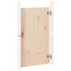 vidaXL Puertas de cocina exterior madera maciza pino blanco 50x9x82 cm