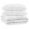 vidaXL Edred&oacute;n con almohada 3 uds. Microfibra