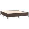 vidaXL Estructura de cama sin colch&oacute;n cuero sint&eacute;tico marr&oacute;n 180x200cm