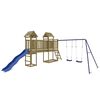 vidaXL Parque infantil de exterior madera de pino impregnada