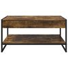 vidaXL Mesa de Caf&eacute; Roble Humo 80 x 50 x 40 cm Madera contrachapada