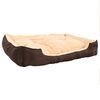 vidaXL Cama para perro con coj&iacute;n acolchado talla S