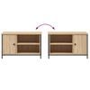 vidaXL Mueble para TV madera contrachapada roble Sonoma 80x40x50 cm