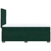 vidaXL Cama box spring con colch&oacute;n terciopelo verde oscuro 100x200 cm
