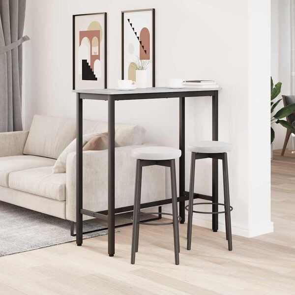 vidaXL Mesa Gris Sonoma 100 x 40 x 100,5 cm