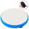 vidaXL Esterilla inflable de gimnasia y bomba PVC azul 100x100x15 cm