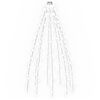 vidaXL Red de luces de &aacute;rbol de Navidad 210 LEDs blanco fr&iacute;o 210 cm