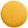 vidaXL Cojines para asiento 2 pcs Amarillo Claro &Oslash; 30 cm Tela de pana