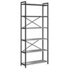vidaXL Estante de libros 80 x 30 x 189,5 cm Madera de ingenier&iacute;a