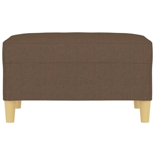 vidaXL Reposapi&eacute;s de tela marr&oacute;n 70x55x41 cm