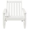 vidaXL Sillas de jardín adirondack 2 uds blanco 75x77x77 cm