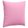 vidaXL Cojines de sof&aacute; 2 pcs Rosa 80 x 80 cm tela