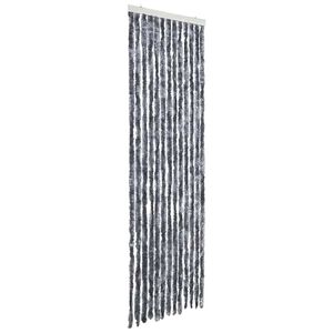 vidaXL Cortina mosquitera plateada chenilla 56x200 cm