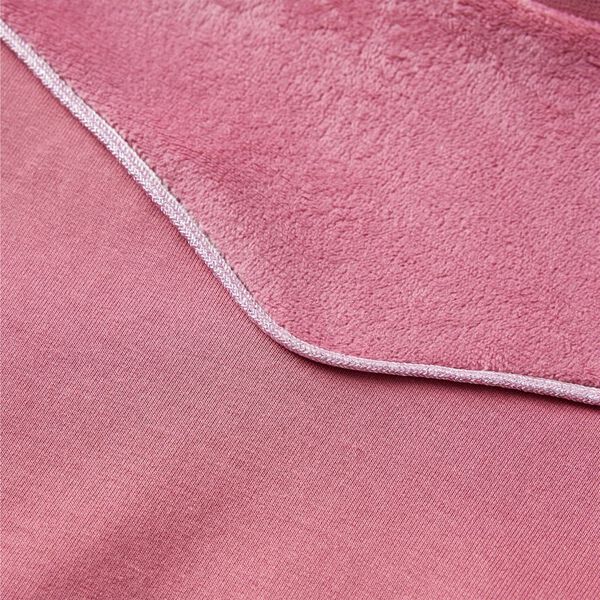 Sudadera infantil patchwork terciopelo color frambuesa 92