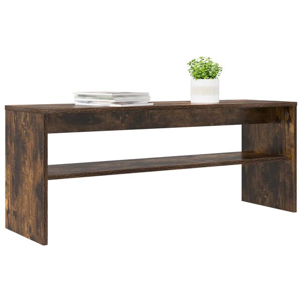vidaXL Mueble de TV Roble ahumado 100 x 30 x 40 cm