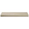 vidaXL Estante flotante de pared MDF color roble 60x23,5x3,8 cm