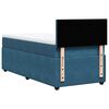 vidaXL Cama box spring con colch&oacute;n terciopelo azul 90x190 cm