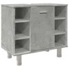 vidaXL Armario de ba&ntilde;o madera ingenier&iacute;a gris hormig&oacute;n 60x32x53,5 cm