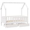 vidaXL Estructura de cama infantil con cajones madera de pino 80x170cm