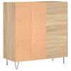 vidaXL Mueble discos madera contrachapada roble Sonoma 84,5x38x89 cm