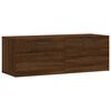 vidaXL Armario de pared madera ingenier&iacute;a marr&oacute;n roble 100x36,5x35 cm