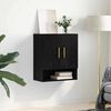 vidaXL Mueble de pared Montaje en la pared Roble negro 60 x 31 x 70 cm