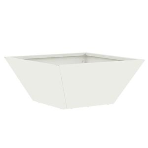 vidaXL Macetero de Jard&iacute;n Blanco 35 x 35 x 15 cm